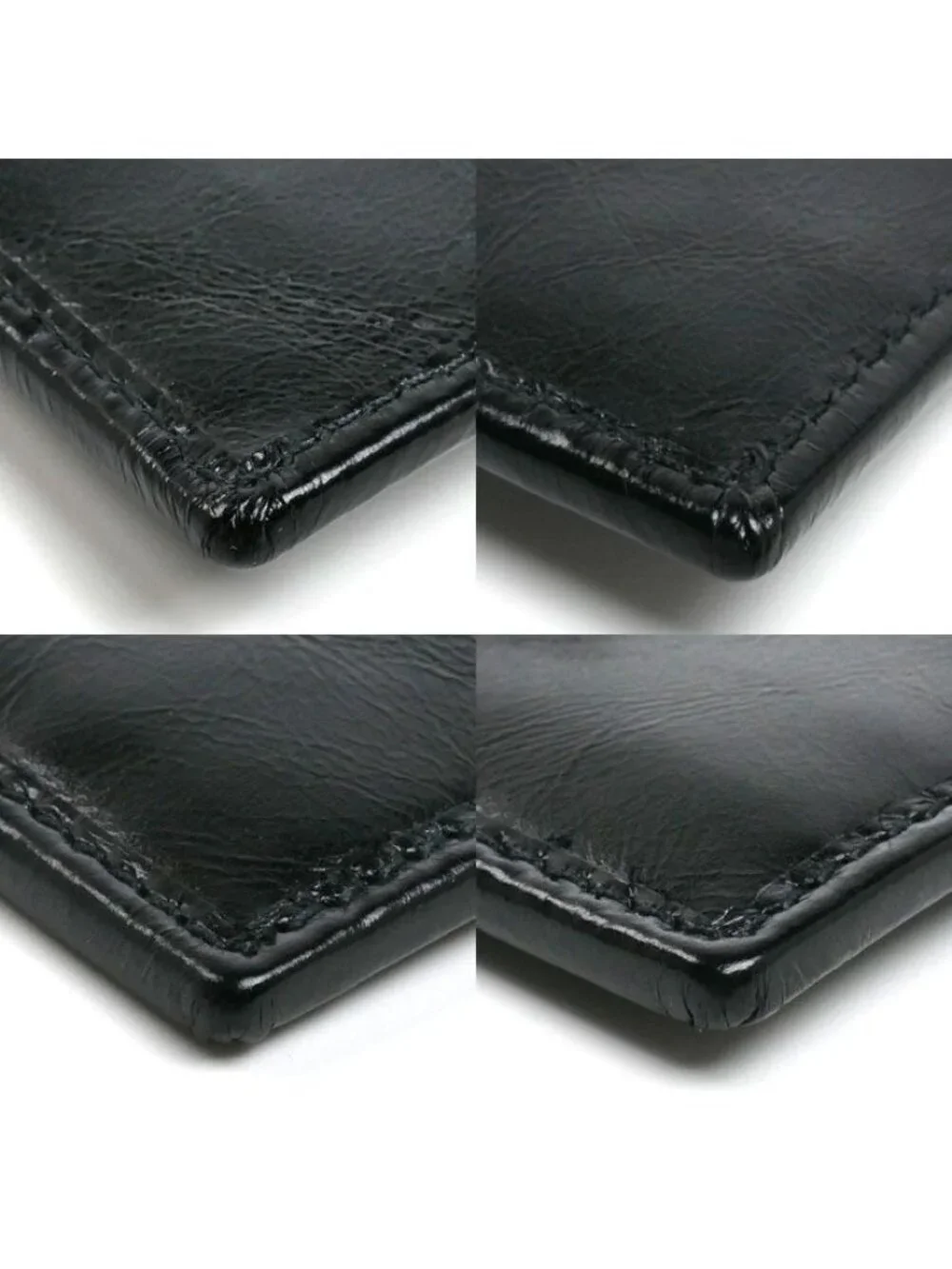 Prada Soft Looks Triangle Logo Card Case Black